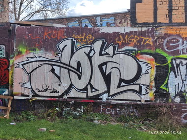 Graffiti Bombing in Leipzig - Photo by JOK (2026)