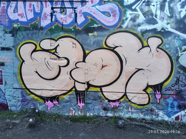 Graffiti Wall in Leipzig - Photo by JOK (2026)