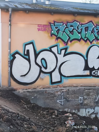 Graffiti Bombing in Leipzig - Photo by JOK (2026)