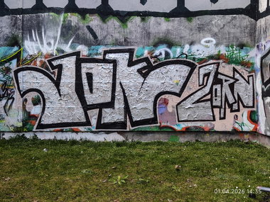 Graffiti Bombing in Schkeuditz - Photo by JOK (2026)