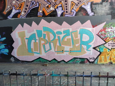 Graffiti Wall in Leipzig - Photo by JOK (2026)