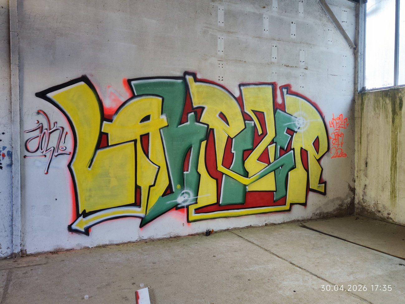 Graffiti Wall in Leipzig - Photo by JOK (2026)