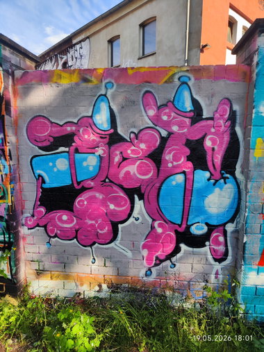 Graffiti Wall in Leipzig - Photo by JOK (2026)