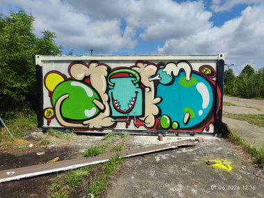 Graffiti Wall in Leipzig - Photo by JOK (2026)