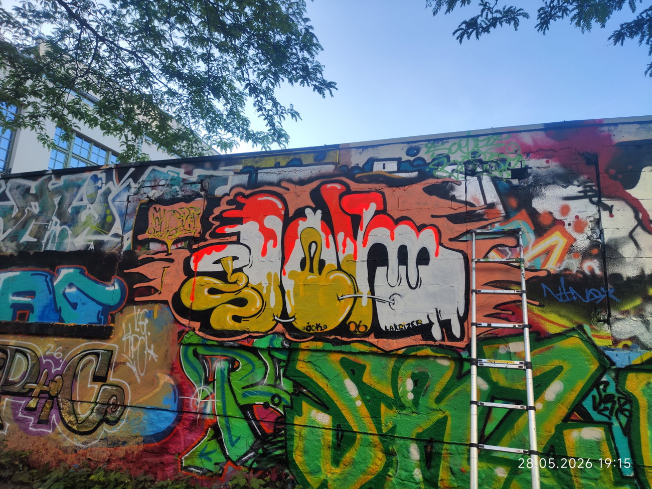 Graffiti Wall in Leipzig - Photo by JOK (2026)