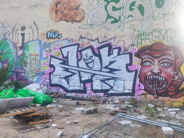 Graffiti Bombing in Leipzig - Photo by JOK (2026)