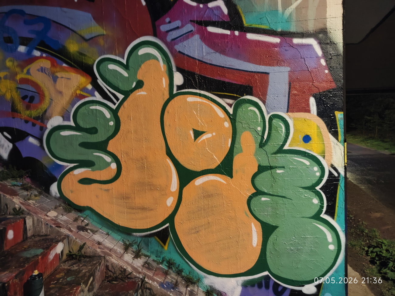 Graffiti Bombing in Leipzig - Photo by JOK (2026)