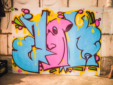Graffiti Wall in Leipzig - Photo by JOK (2026)