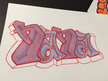 Graffiti Sketch in Eskilstuna - Photo by JONESBSR13 - Jones (2016)