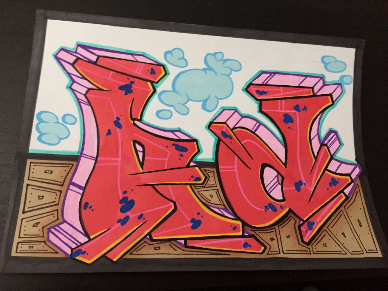 Graffiti Sketch in Eskilstuna - Photo by JONESBSR13 - Jones (2016)
