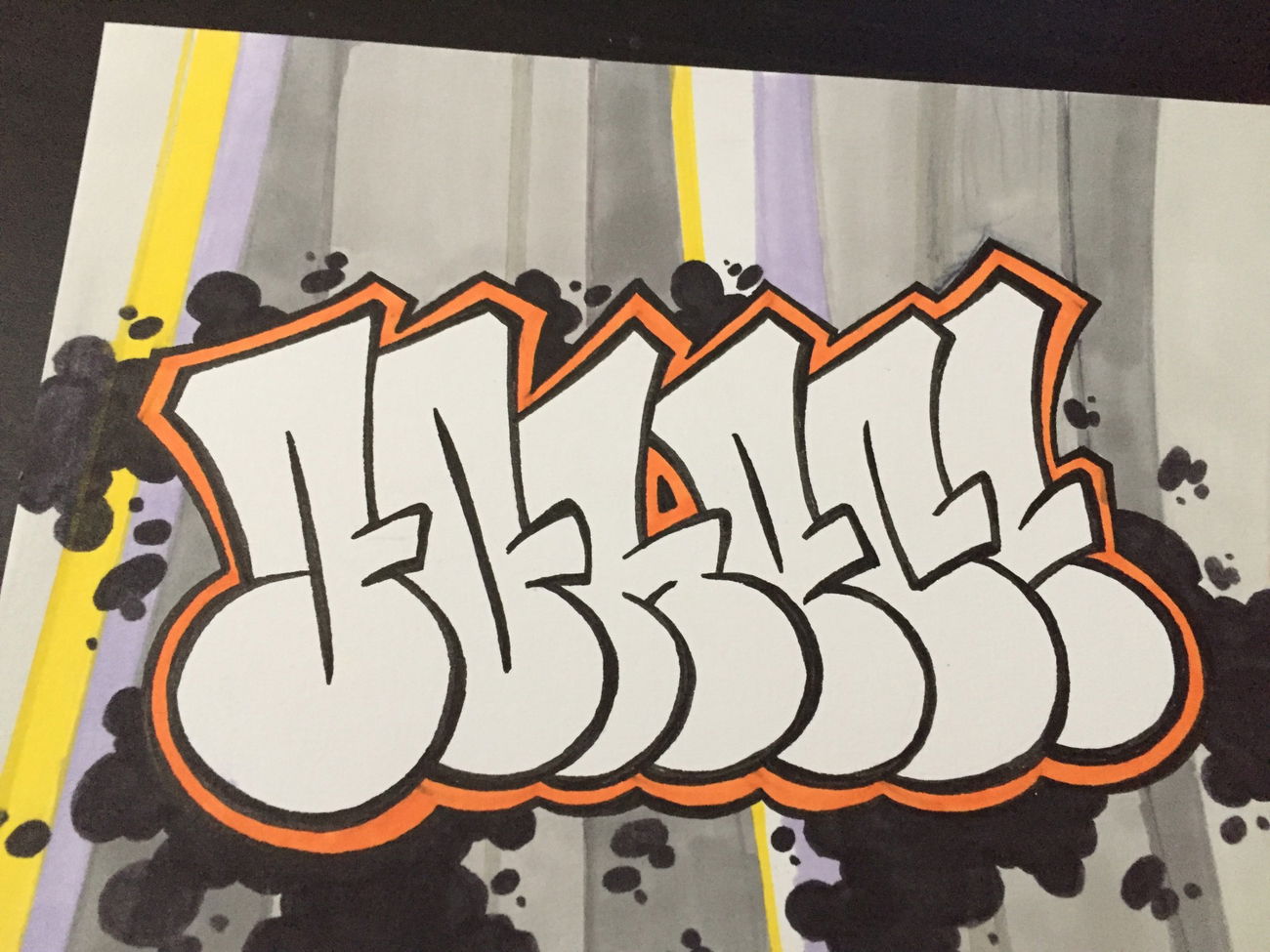 Graffiti Sketch in Eskilstuna - Photo by JONESBSR13 - Jones (2016)