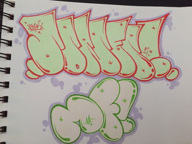 Graffiti Sketch - Photo by JONESBSR13 - Jones