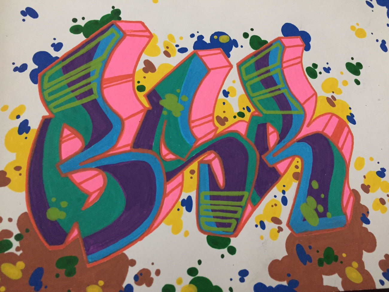 Graffiti Sketch in Eskilstuna - Photo by JONESBSR13 - Jones (2016)