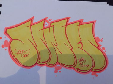 Graffiti Sketch - Photo by JONESBSR13 - Jones