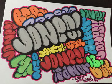 Graffiti Sketch in Eskilstuna - Photo by JONESBSR13 - Jones (2016)