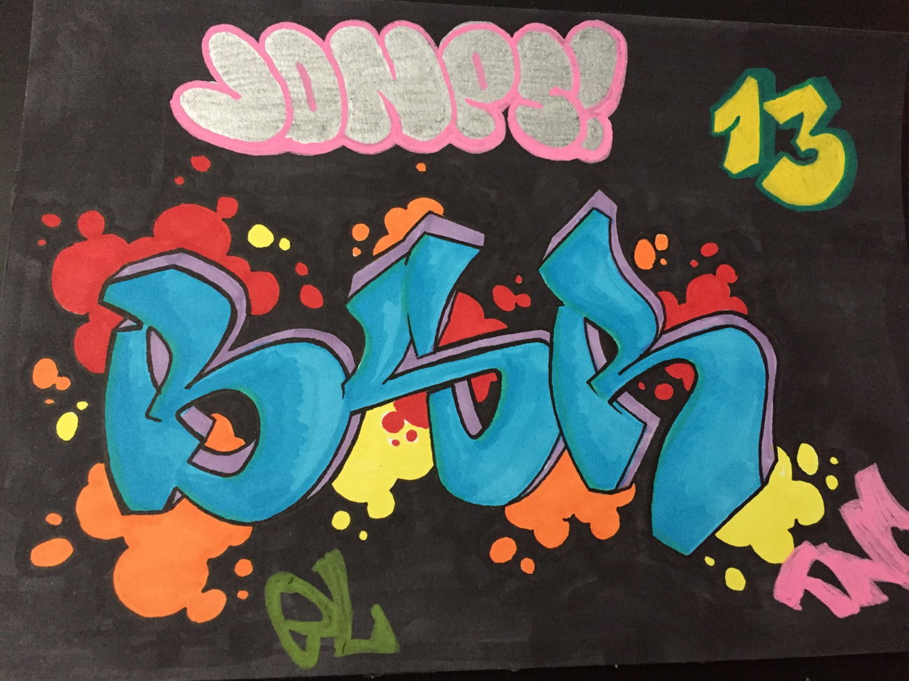 Graffiti Sketch in Eskilstuna - Photo by JONESBSR13 - Jones (2016)