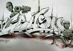 Graffiti Wall - Photo by JackLack