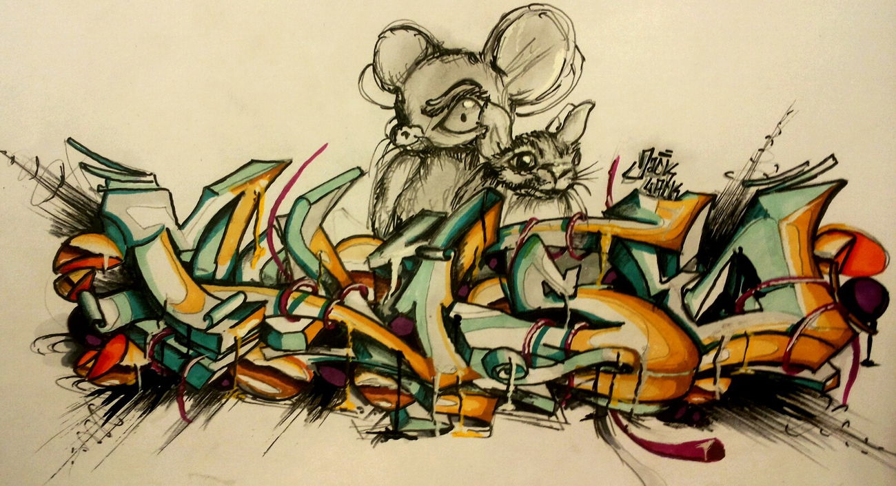 Graffiti Sketch - Photo by JackLack