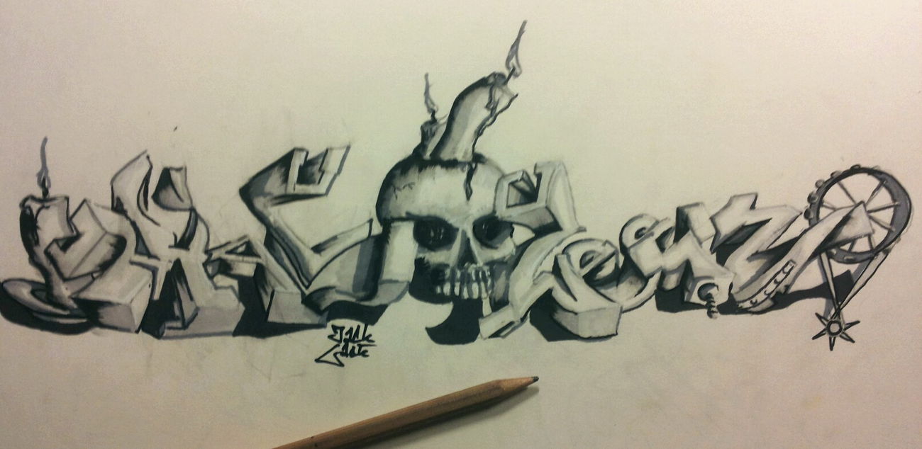 Graffiti Wall - Photo by JackLack