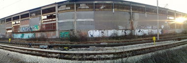 Graffiti Bombing in Bulgaria - Photo by JackPA - PA, JACK