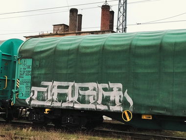 Graffiti Train in Sofia - Photo by JackPA