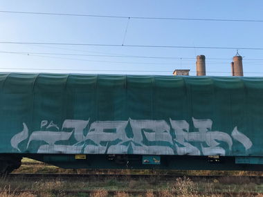Graffiti Train in Sofia - Photo by JackPA
