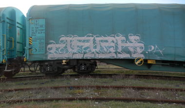 Graffiti Train in Sofia - Photo by JackPA