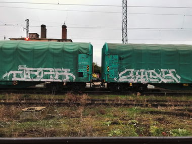 Graffiti Train in Sofia - Photo by JackPA