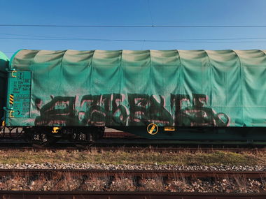 Graffiti Train in Sofia - Photo by JackPA