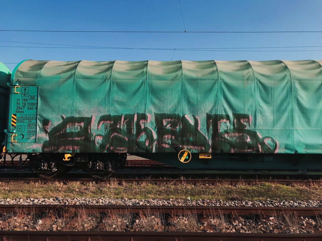 Graffiti Train in Sofia - Photo by JackPA