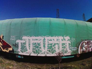 Graffiti Bombing - Photo by JackPA