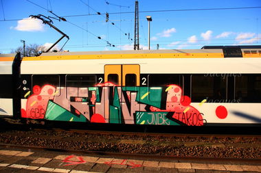 Graffiti Train - Photo by Jacques - Fancy, GBR, Re3 (2014)