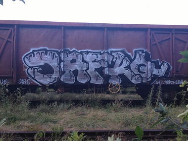 Graffiti Train in Bratislava - Photo by Jafulin - Jafko, Freight, Bratislava (2013)
