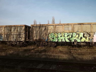 Graffiti Train - Photo by Jafulin - Jafko, FunkyShit, 2013 (2013)