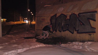 Graffiti Bombing in Russia - Photo by JakeDe - UCAS, JakeDe, UCS