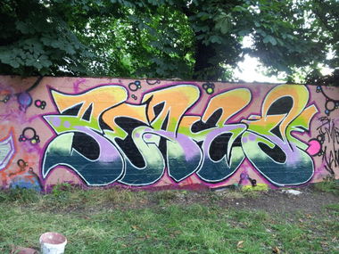 Graffiti Wall - Photo by Jane_68 - Beats, and, Blackbooks (2013)