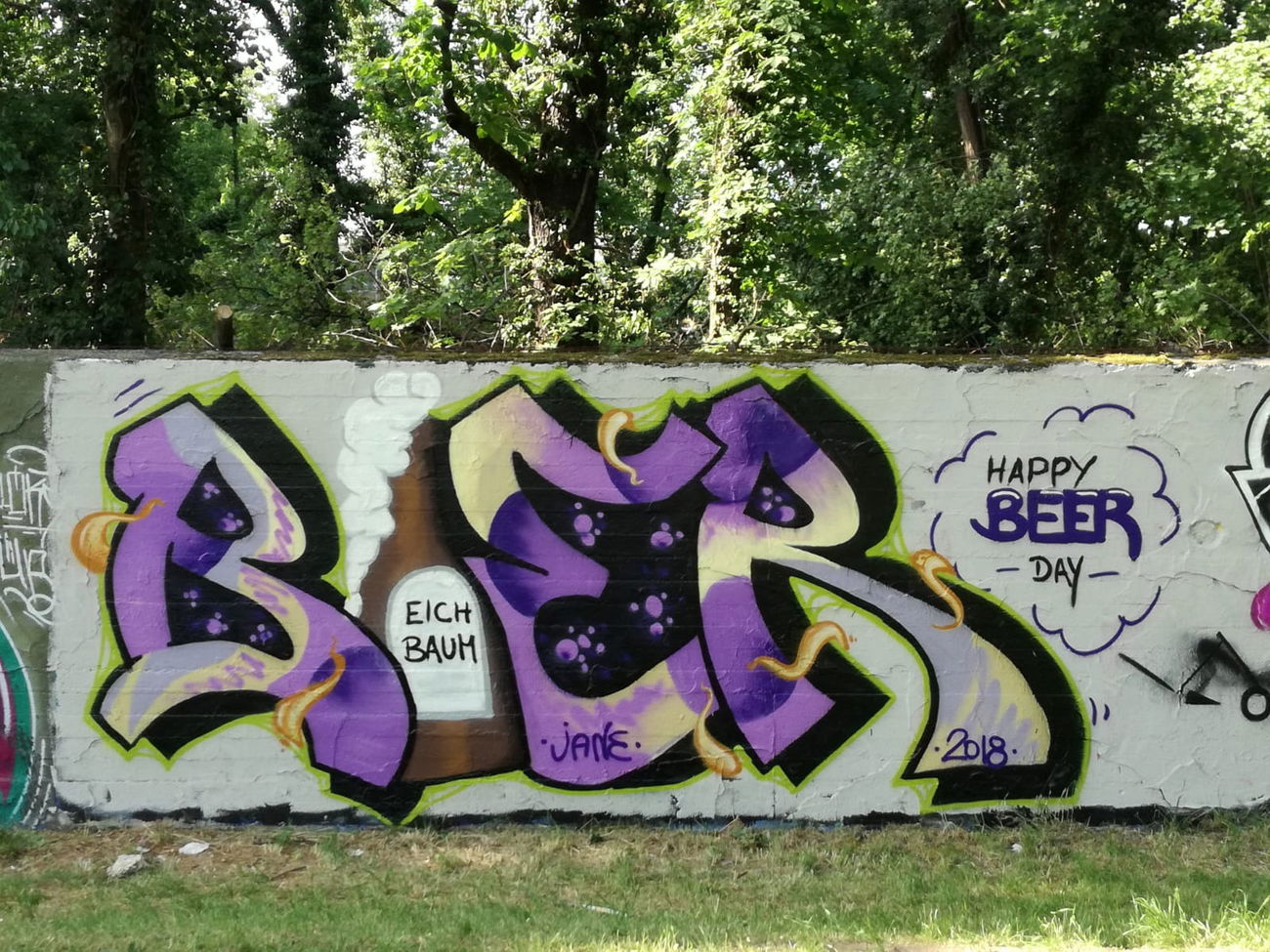 Graffiti Wall - Photo by Jane_68 - jane, eichbaum (2018)