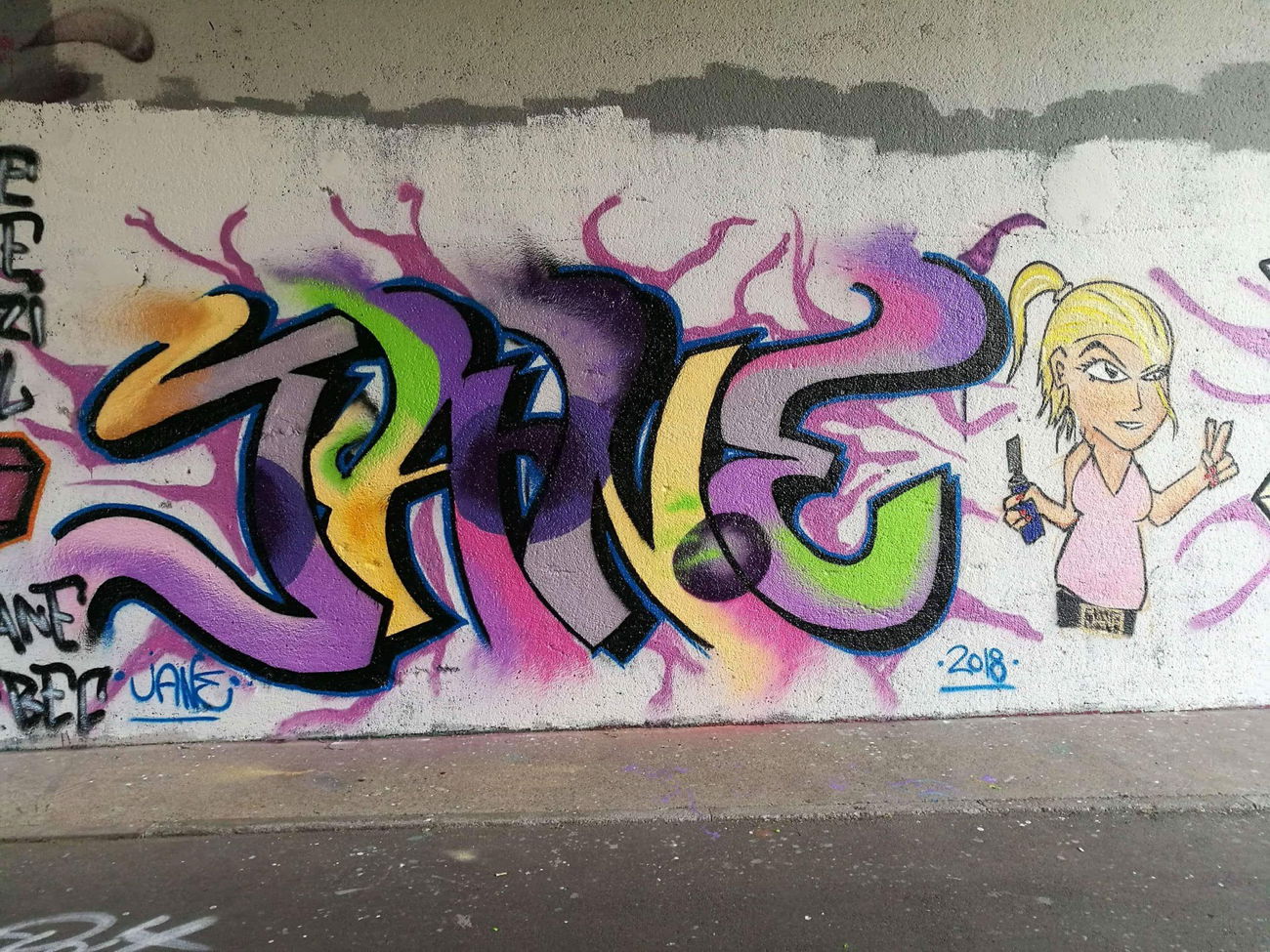 Graffiti Wall - Photo by Jane_68 - jane, senzi (2018)