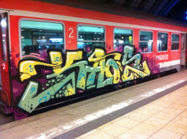 Graffiti Train - Photo by JangoAsyl