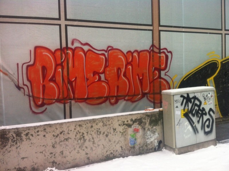 Graffiti Wall - Photo by JangoAsyl - Rime, Bockenheim