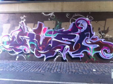 Graffiti Wall in Frankfurt - Photo by JangoAsyl