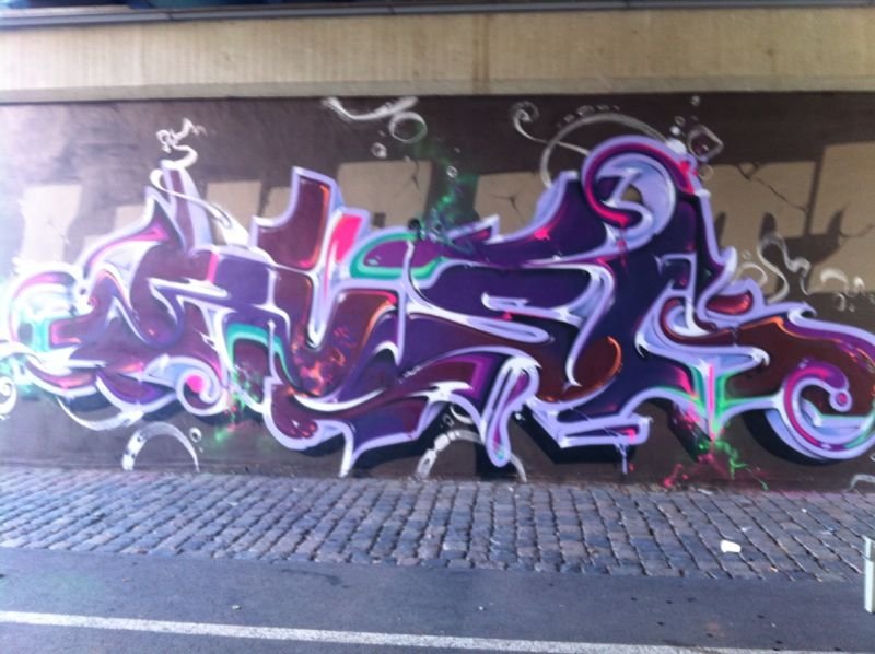 Graffiti Wall in Frankfurt - Photo by JangoAsyl