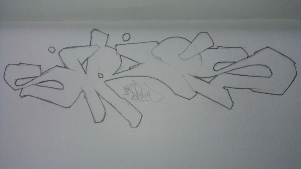 Graffiti Sketch - Photo by Jay - jay, sirios (2013)