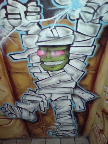 Graffiti Wall in Konstanz - Photo by JayHardwood - Thriller