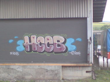 Graffiti Bombing - Photo by JayHardwood - HCCB, RHB (2004)