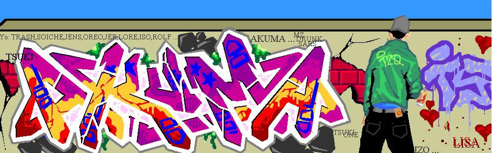 Graffiti Sketch - Photo by JayHardwood - Akuma, Iso