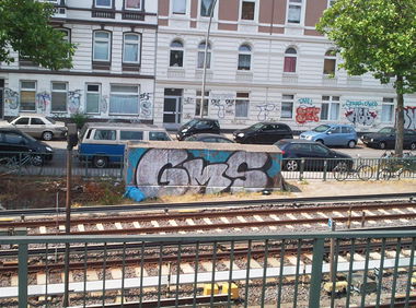 Graffiti Wall in Hamburg - Photo by JayHardwood - GMS