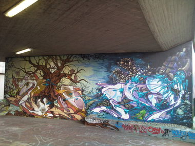 Graffiti Wall in Stuttgart - Photo by JayHardwood - Jeroo