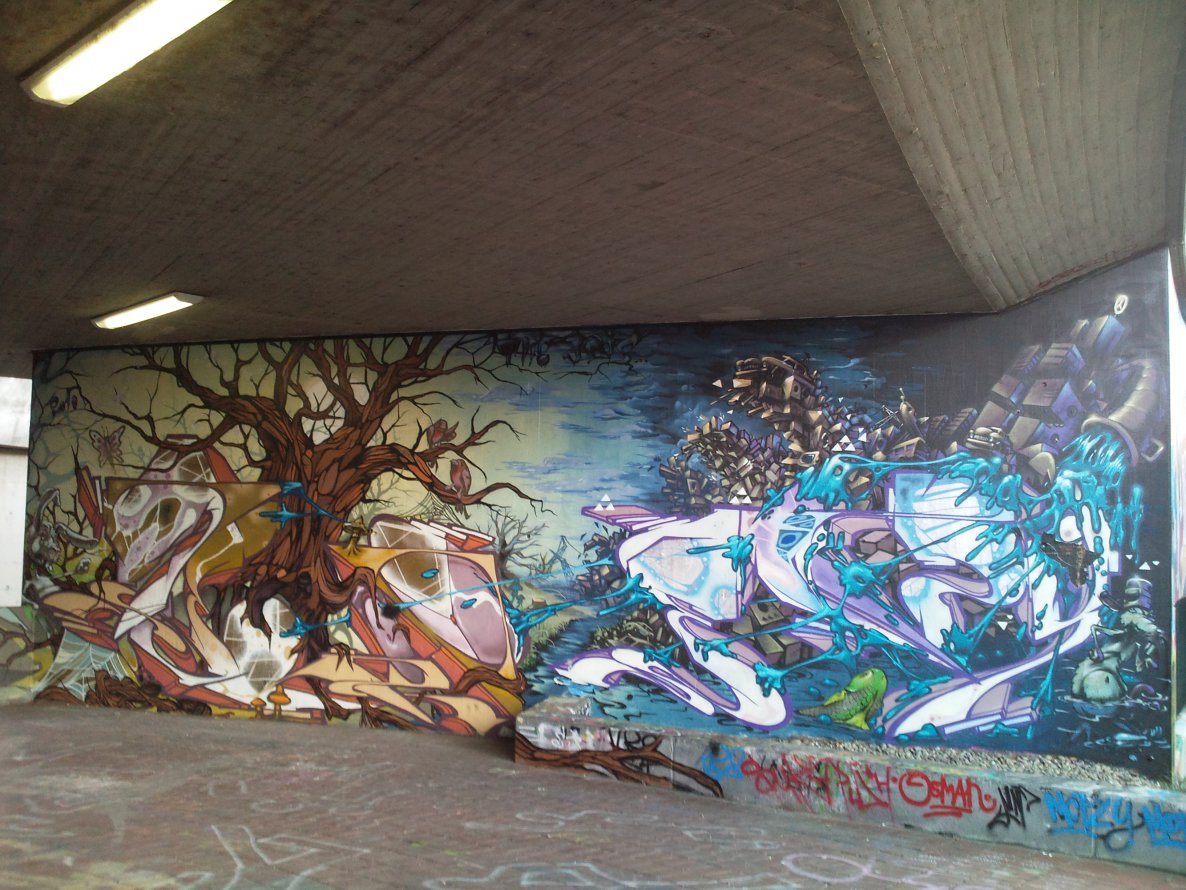 Graffiti Wall in Stuttgart - Photo by JayHardwood - Jeroo