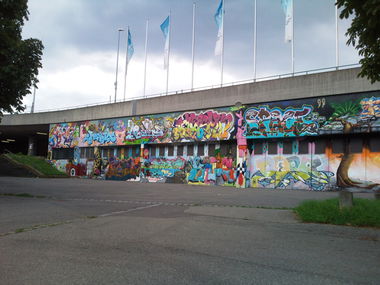 Graffiti Wall in Stuttgart - Photo by JayHardwood - Hof, Bad, Cannstadt